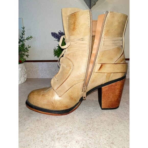 New Bianca Ankle Boot from VINTAGE 93 Tan Size 7.5 - Picture 6 of 11